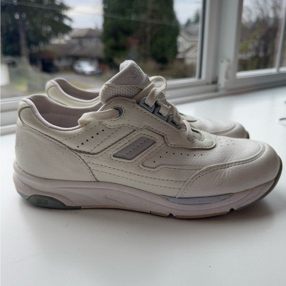 SAS Tour Tripad Comfort Sneakers 6.5 White Athletic Walking Shoes Live to Walk - Picture 4 of 12